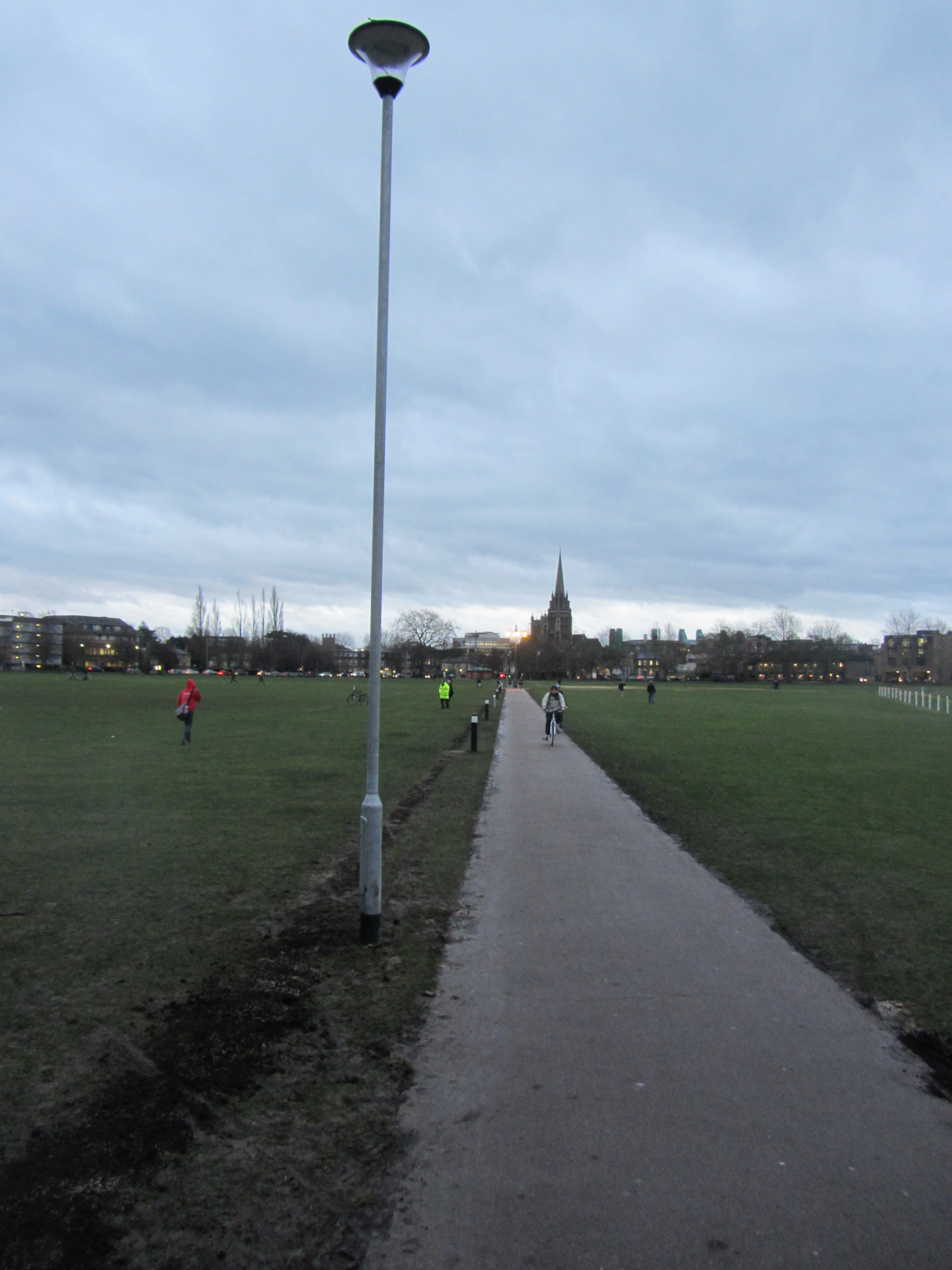 Parker's Piece lighting